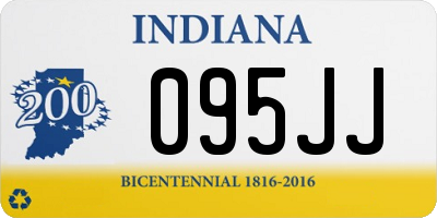 IN license plate 095JJ