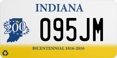 IN license plate 095JM