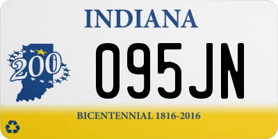 IN license plate 095JN