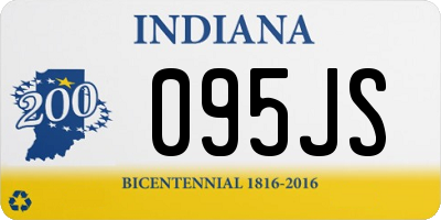 IN license plate 095JS