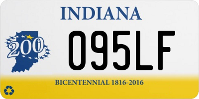 IN license plate 095LF