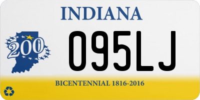 IN license plate 095LJ