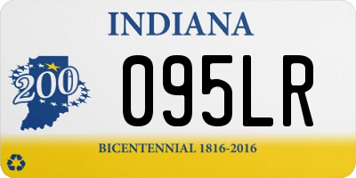 IN license plate 095LR