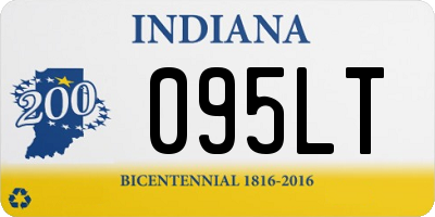 IN license plate 095LT