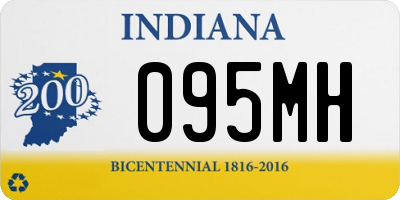 IN license plate 095MH