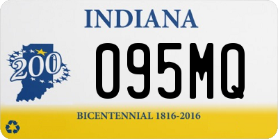 IN license plate 095MQ