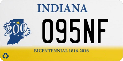 IN license plate 095NF