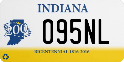 IN license plate 095NL