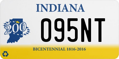 IN license plate 095NT