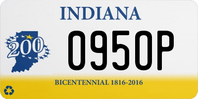 IN license plate 095OP