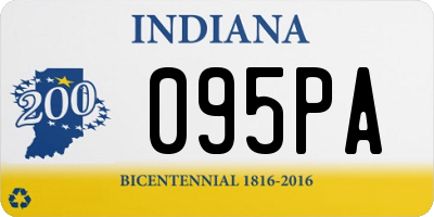 IN license plate 095PA