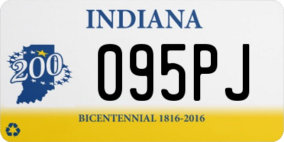 IN license plate 095PJ