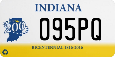 IN license plate 095PQ