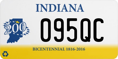 IN license plate 095QC