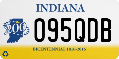 IN license plate 095QDB