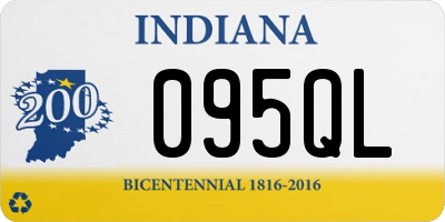 IN license plate 095QL