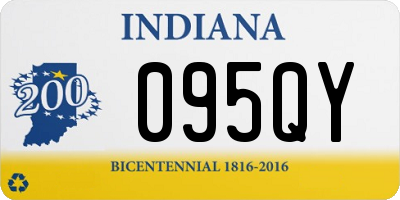 IN license plate 095QY