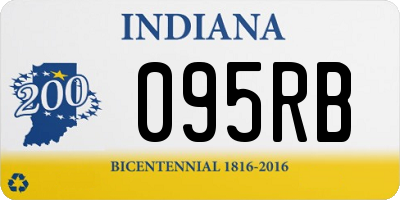 IN license plate 095RB