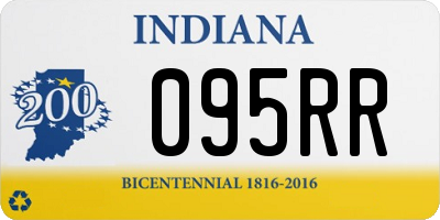 IN license plate 095RR