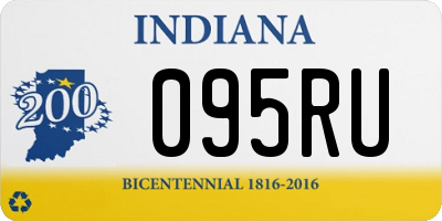 IN license plate 095RU
