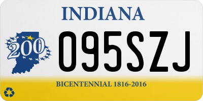 IN license plate 095SZJ