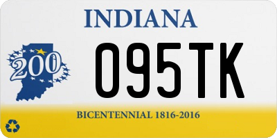 IN license plate 095TK