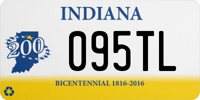 IN license plate 095TL