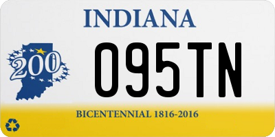 IN license plate 095TN