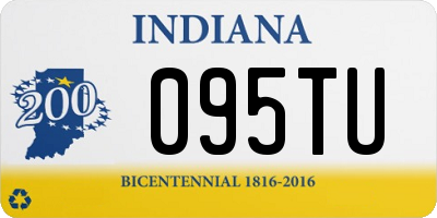 IN license plate 095TU