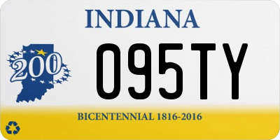 IN license plate 095TY