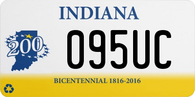 IN license plate 095UC