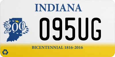 IN license plate 095UG