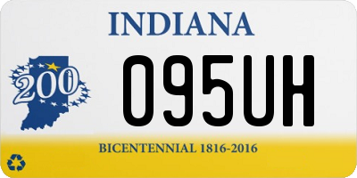 IN license plate 095UH
