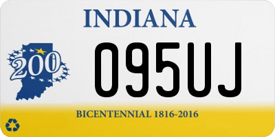 IN license plate 095UJ