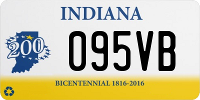 IN license plate 095VB