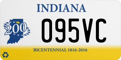 IN license plate 095VC