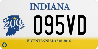 IN license plate 095VD