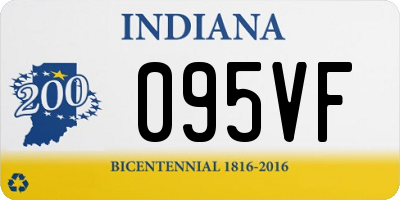IN license plate 095VF