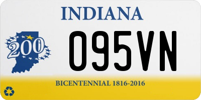 IN license plate 095VN