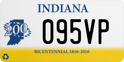 IN license plate 095VP