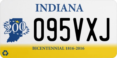 IN license plate 095VXJ