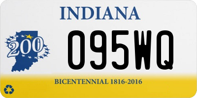 IN license plate 095WQ