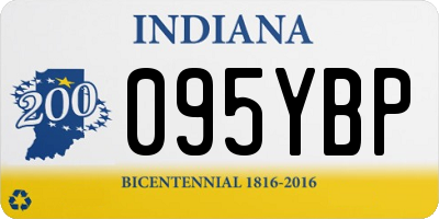 IN license plate 095YBP
