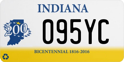 IN license plate 095YC