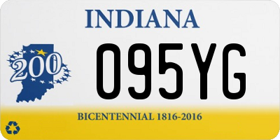IN license plate 095YG
