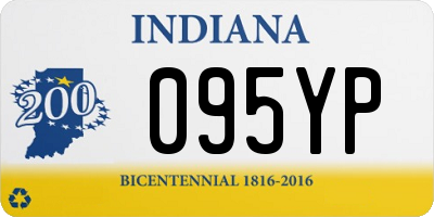 IN license plate 095YP