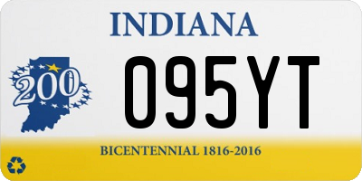 IN license plate 095YT