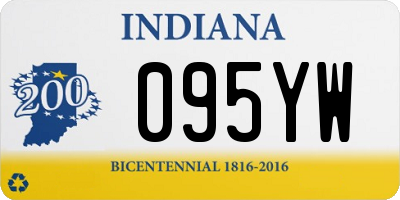 IN license plate 095YW