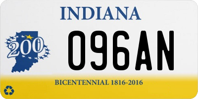 IN license plate 096AN