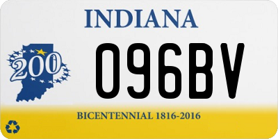 IN license plate 096BV